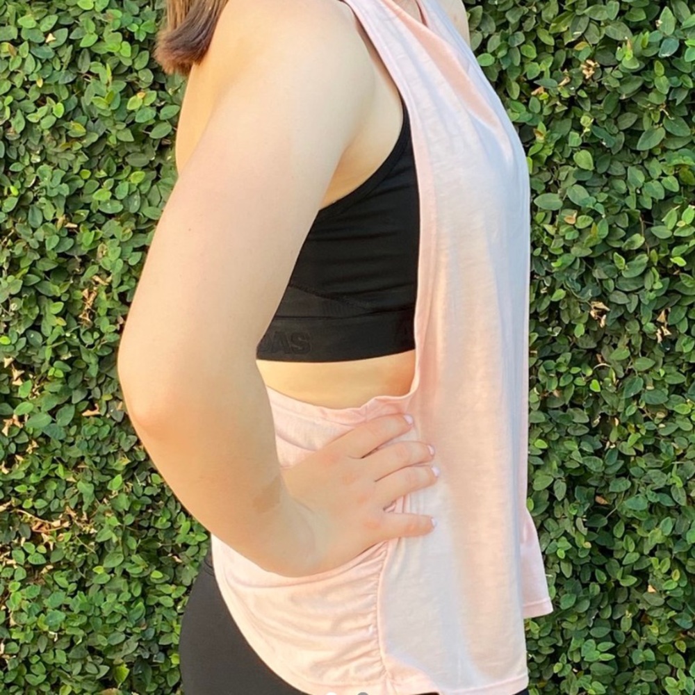 Light Pink Crossed Tank